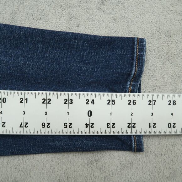 American Eagle Jeans Womens 14 Short Highest-Rise Jegging 26.5" Inseam Destroyed - Picture 4 of 16